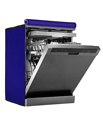 Image of Amazon Brand - Umi. Dishwasher Cover Suitable for IFB of 12, 13, 14, and 15 Place Setting (63X63X81CMS, Ink Blue)