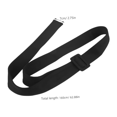 BESPORTBLE Decorative Waist Belt for Women Dress Long Simple Black Cloth Cinch Belt for Comfortable Texture Waistband for Wedding Party Accessory2