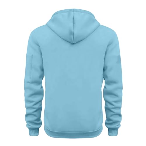 Mens Full Zip Casual Slim Fit Hooded Drawstring Hoodies Pullover Comfortable Sweatshirts Casual Long Sleeve4