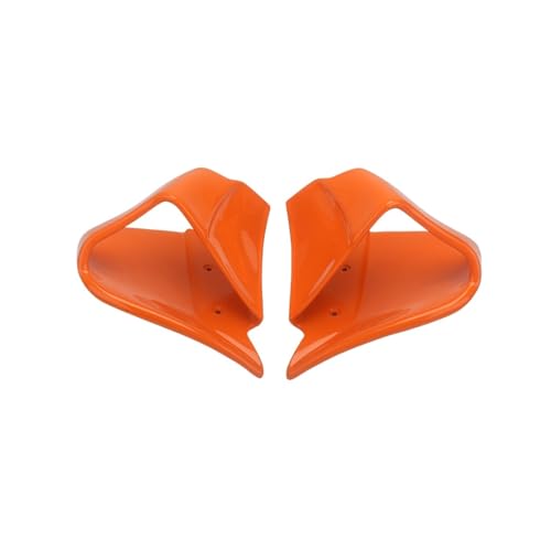 PBCGTFHJK Motorcycle Fairing Side Wings Motorcycle Fairing Fixed Wind Wing Fit for K-tm RC390 RC16 RC8C 2022-2025 Winglets fins Side Wind Wing Spoiler Motorcycle Wing Spoiler(Orange)