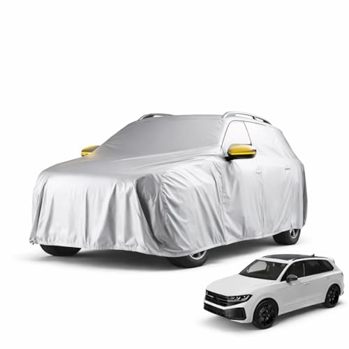 SUV Autoplane Autoschutzhülle Vollgarage Auto Garage Abdeckung - Car Cover - Abdeckplane wasserdicht - Autoabdeckung - Outdoor & Indoor - (1x SUV (490x190x180cm))