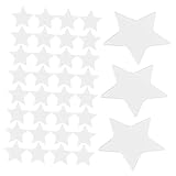 DOITOOL 100 Stück Teiliges Acryl Stern Spiegel Wandsticker Selbstklebend Sternenwanddeko...