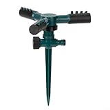 Instalación sencilla: con un proceso de fácil instalación, esta manguera de riego giratoria automática se fija rápidamente sin ayuda profesional, lo que te permite regar tu jardín en poco momento