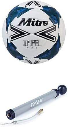Mitre Unisex Soccer Ball Training Impel Unisex Soccer Ball Pump