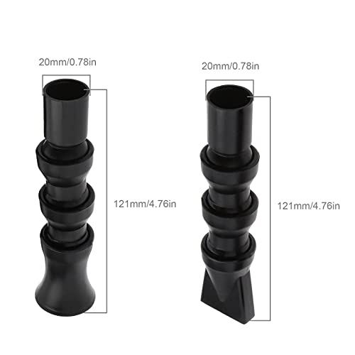 WANGCL Aquarium-Wasserauslass, 360 ° drehbar, flexibel, Kunststoff, für Aquarien, 20 mm, flache Düse, Pumpendüse