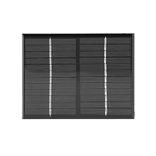 Niiyen Solarpanel-Batterie, 1,5 W 12 V Klasse A polykristallines Silizium-Solarpanel mit Clip-DIY-Kit für…