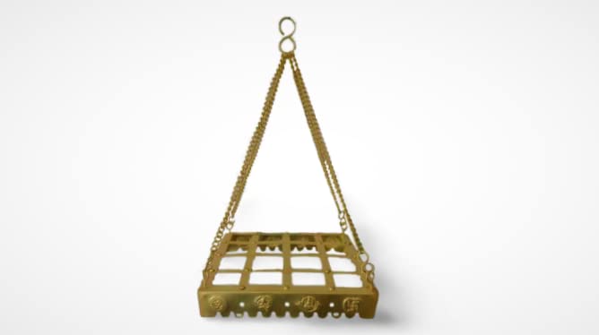 YRK Brass Palavelli Golden | Palavelli for Ganesh Pooja (9 INCH)