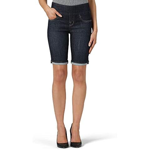 Rock & Republic Womens Denim Rx Fever Stretch 10" Bermuda Shorts, Resident Hottie-Rinse, 14 US Cover
