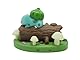 TEKNOFUN – Offizielle Pokemon-Lizenz – POKEMON Lichtszene BISASAM Lichtfigur – USB-C – für Kinder zum Sammeln – 811417, Grün - Braun-weiß