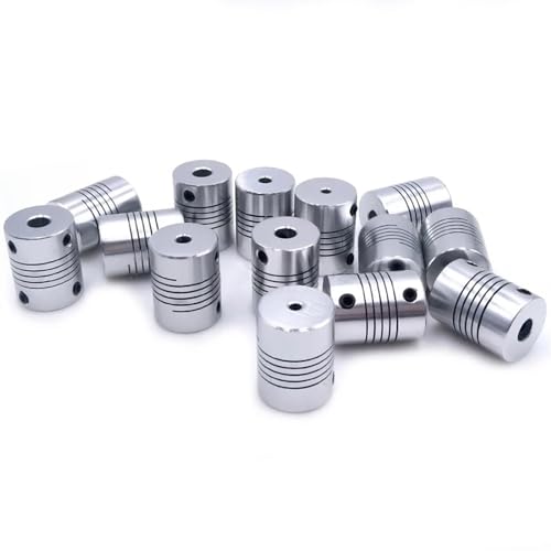 Acoplador de aluminio mecanizado D19 L25 para codificadores y CNC 3