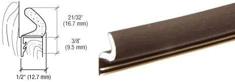 82" Bronze Foam-Tite Weatherseal - One Piece