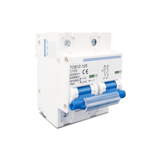 Disyuntor DC 600V de 2P para evitar sobrecargas críticas en baterías solares 2