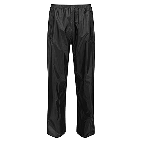 Regatta Pro Stormbreak Waterproof & Windproof Overtrousers Overtrousers, Hombre, Black, XXL