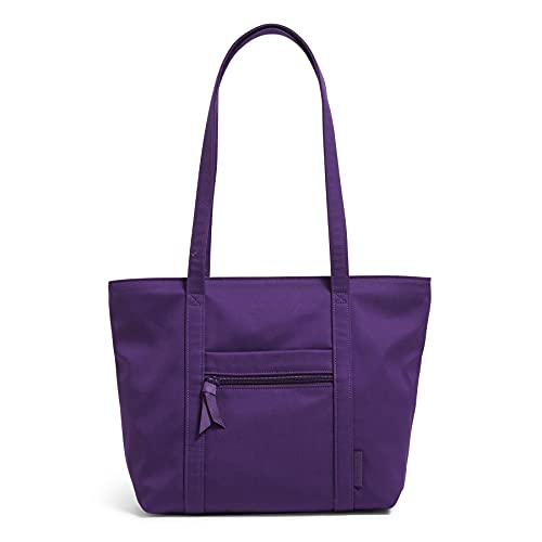 Vera Bradley Small Vera Tote Bag, Elderberry-Recycled Cotton
