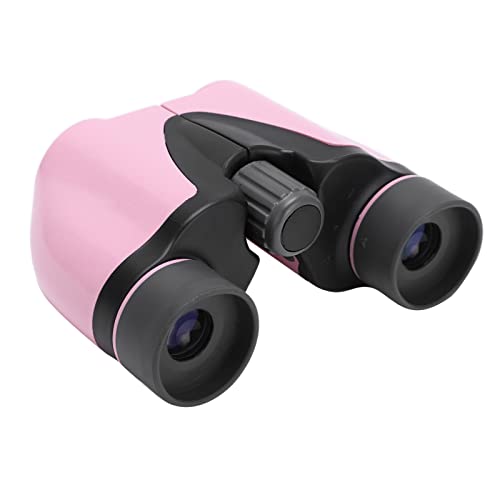 Mini binóculos portáteis 6x18 com textura delicada e design antiderrapante para uso infantil, lente