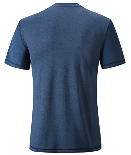 ZITY Men's Henley Shirts Short Sleeve Pocket Shirts for Man Casual Summer Shirts with 3 Buttons3