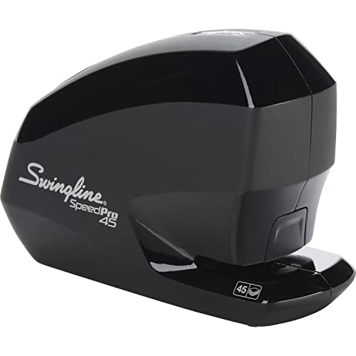Agrafeuse électrique Swingline Speed Pro noire pour agrafer 45 feuilles de papier au bureau