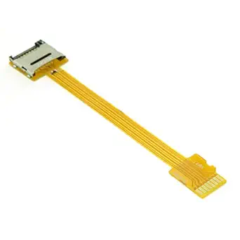 cablecc Micro SD TF Memory Card Kit Male to Female Extension Soft Flat FPC Cable Extender 10cm