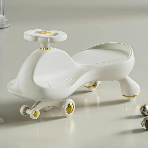 Citybaby子供用ツイストカー スイングカー 乗り物 乗用玩具 点滅ホイール付き 回転式 大人も一緒に乗れる 静音 発光ホイールが付き 耐荷重110KG 室内/室外遊具 ハンドル操作 屋外乗用玩具 対象年齢 3 歳以上【単三電池3本をご用意ください】