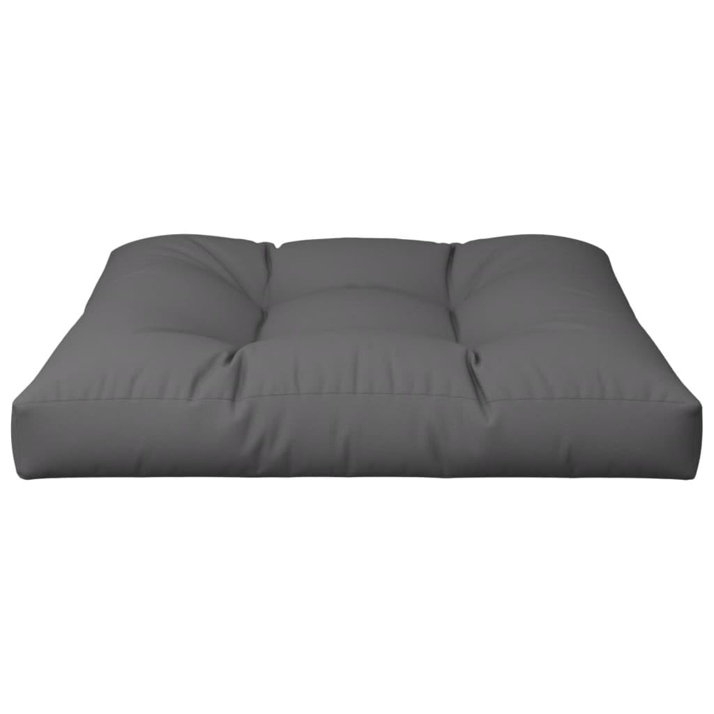 vidaXL Cojín para sofá de palets de Tela Antracita 70x70x12 cm