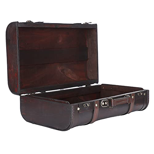 Vintage Suitcase, Personalized Portable Wooden Suitcase, for Men Women Photo Studio Photography Props Decoration Box2