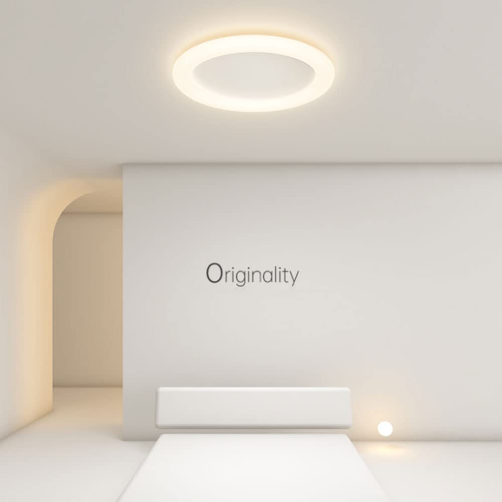 Nordic Płaskie oświetlenie sufitowe Lampa sufitowa do montażu podtynkowego Super jasna lampa panelowa LED Regulowane przyciemniane lampy sufitowe Dekoracja sufitowa OPRAWY Oświetleniowe stosowane w