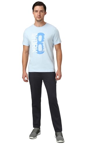 Image of Van Heusen Men's Athleisure Graphic T-Shirt - Comfortable Crew Neck| Soft Breathable Cotton Blend | Casual Wear Style | Summer Favorite | Style 60054