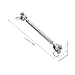 PRETYZOOM 2Pcs Stainless Steel Screw Turnbuckles Jaw and Jaw Tensioner for Wire Rope Rigging Tool for Industrial Use Silver