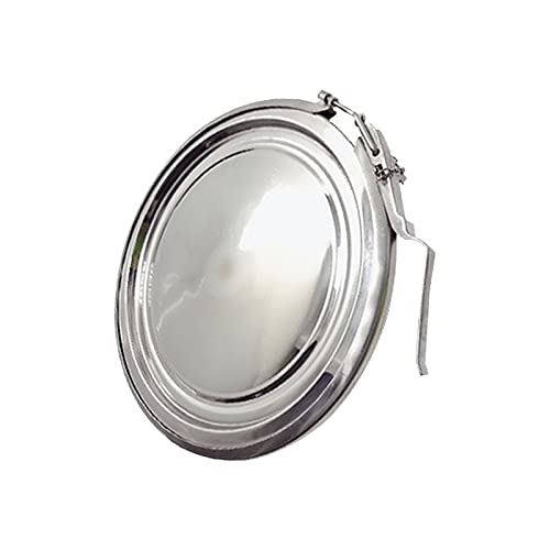 SS304/316 Quick Opening Clamp Manhole Milk Bucket Turnover Hopper  