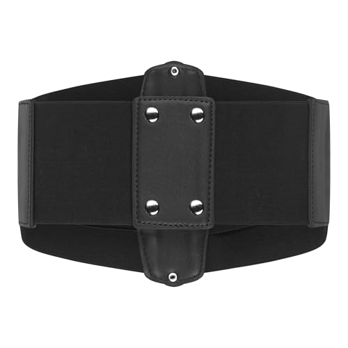 BlackButterfly 7 Inch Wide Lattice Corset Waspie Elastic Waist Belt2