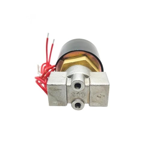 Électrovanne DN8 inox anticorrosion vanne de commutation robuste 220V eau - 6