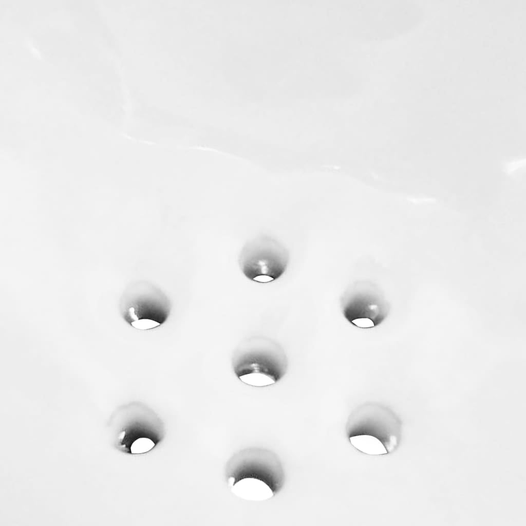 vidaXL Urinario Porcelana Montaje Pared Masculino Válvula Sifón Descarga Tubo Desagüe Conjunto Inodoro Cerámica Blanco