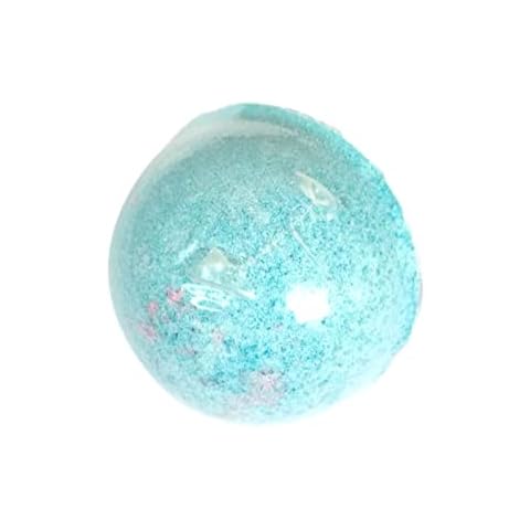 prettDliJUN 1PC Sea Salt Bubble Bath Bomb Skin Aromatherapy Bath Bomb Bath Salt Ball For Kids Adults Teens Blue 1size Cover