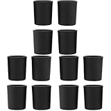 Format et assortiment pratiques : chaque coupelle mesure environ 6 cm de haut et 5 cm de diamètre. Le lot de 12 permet de créer facilement de superbes centres de table avec des bougies, que ce soit pour décorer une table à manger ou tout autre espace.