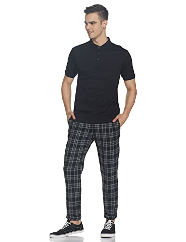 Image of Raymond Men's Solid Regular Fit Polo
