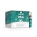 Produktbild LINEAVI Vital, mit Vitaminen, Mineralstoffen und Omega-3-Fettsäuren, unterstützt das Nerven- und Immunsystem und den Energiestoffwechsel, in Deutschland hergestellt, 30 Trinkflaschen plus Kapseln