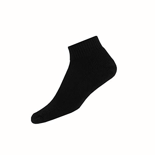 Thorlos JMX Max Cushion Running Ankle Socks, Black, Extra Large