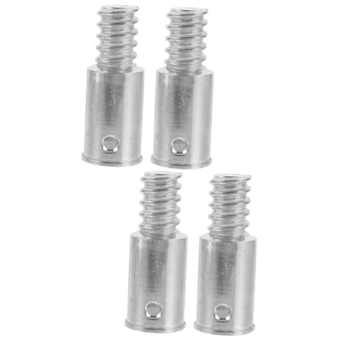 BESTYASH 2 series Cabezal Roscado De Aleación De Aluminio Mango De Escoba Telescópico Extremo Roscado Palo De Trapeador De Aluminio Mango De Trapeador o Extensible 2 piezas*2