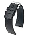Produktbild Hirsch Unisex Caoutchouc Uhrenarmband Modell Pure 22 mm Schwarz