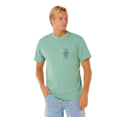 Rip Curl Herren-T-Shirt Search Icon, Aloe, L