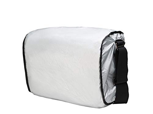 Tenba TENBA Cooper 13 DSLR Camera Bag - Grey Canvas - Black Leather