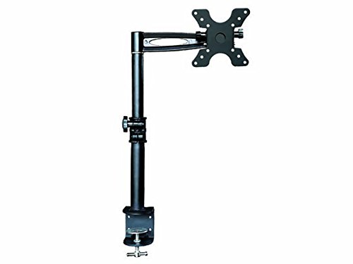 Monoprice 2 Way Adjustable Tilting Desk Mount Bracket for LCD LED (Max 33Lbs, 13~30inch) - Black