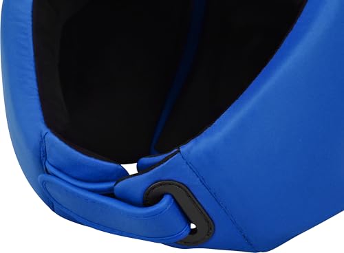 Head guard de boxe AS1 grande taille bleu pour éviter les chocs