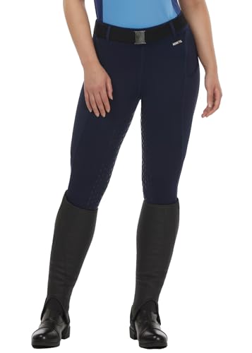 Image of Kerrits Women's Coolcore Full Leg Grip Horse Riding Tights - Cooling Equestrian Leggings, Silicone Grip, Pockets