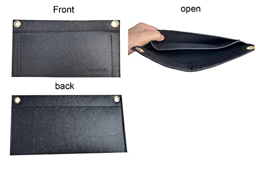 YESIKIMI UPTOWN Envelope Clutch Conversion Kit Premium Felt Inset With 120cm Chain