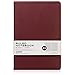 Alfion Notizbuch, liniert, A5, Hardcover, Kastanienbraun