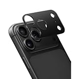NicMool カメラカバー For iPhone 17 pro max 用 カメラ保護 カメラレンズカバー アルミ合金製 アイフォン 17 pro max 対応 カメラフィルム 耐衝撃 キズ防止 指紋防止 一体感溢れ 撮影影響なし Lens Protector For iPhone 17 pro max（1枚 ブラック）