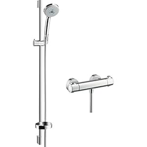 Hansgrohe Croma 100 Duschset Thermostatarmatur