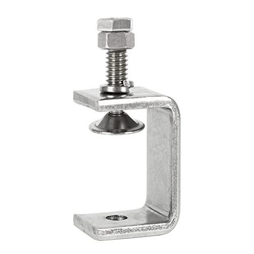 Petites Pinces en C Pour Le Travail Du Bois 65mm,Pinces de Soudure en Acier Inoxydable Très Résistantes Mini Pince De Bureau en Métal Pour Le Montage Avec Large Ouverture de Mâchoire Cover