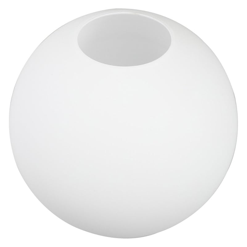Garneck Frosted Glass Lamp Shade Bubble Globe Ceiling Light Replacement 5.43 Inch White Ball Lampshade Cover Opal Sphere for Lighting Fixture Pendant Round Wall Sconce Chandelier Indoor